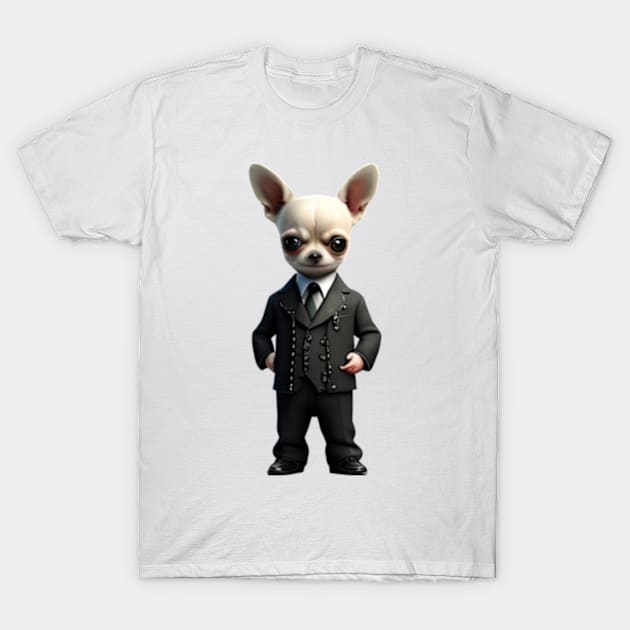 Chihuahua gentleman T-Shirt by IDesign23